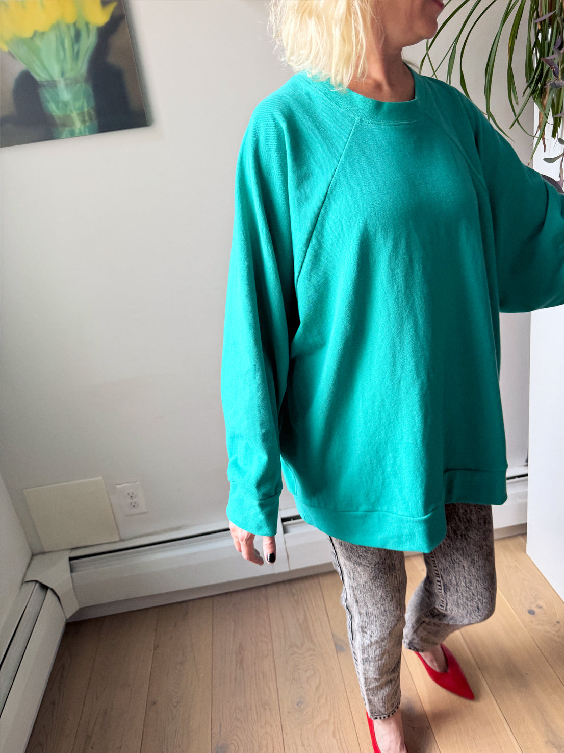 Bradford Summer Sweatshirt - Loud Teal