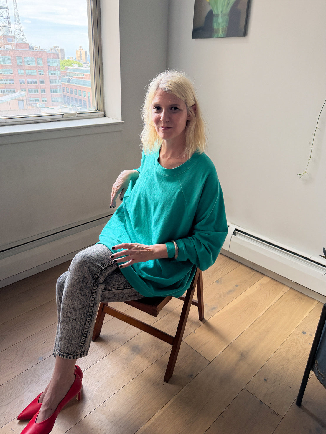 Bradford Summer Sweatshirt - Loud Teal