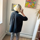 Riley Jacket Top - Black