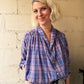 Wylie Button Down Shirt - Cornflower Blue Plaid