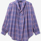 Wylie Button Down Shirt - Cornflower Blue Plaid