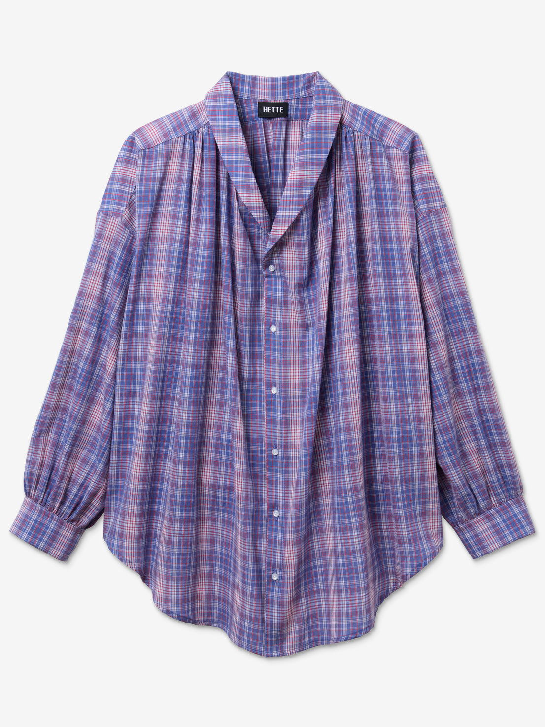 Wylie Button Down Shirt - Cornflower Blue Plaid